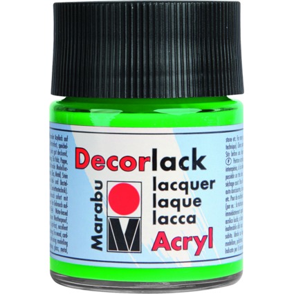 Marabu vernis acrylique "Decorlack", vert clair, 50 ml,