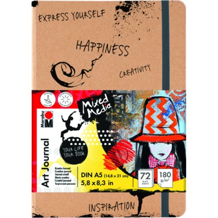 Marabu Carnet de notes "Art Journal", A5, 180 g/m2