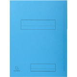 EXACOMPTA chemises SUPER 250 imprimes, A4, bleu clair
