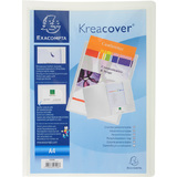EXACOMPTA chemise personnalisable Kreacover, PP, A4, blanc