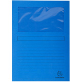 EXACOMPTA chemise  fentre FOREVER, A4, 130 g/m2,bleu fonc