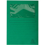 EXACOMPTA chemise  fentre FOREVER, A4, 130 g/m2,vert fonc