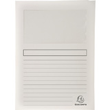 EXACOMPTA chemise  fentre FOREVER, A4, 130 g/m2, blanc