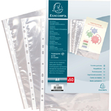 EXACOMPTA pochette perfore, A4, PP, transparent