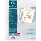 EXACOMPTA pochette perfore, A4, PP, transparent