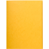 EXACOMPTA chemise simple 3 rabats, A4, carton, jaune
