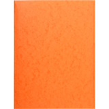 EXACOMPTA chemise simple 3 rabats, A4, carton, orange