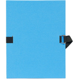 EXACOMPTA chemise  dos extensible, A4, carton, bleu clair