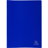 EXACOMPTA Protge-documents, A4, PP, 60 pochettes, bleu