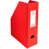 EXACOMPTA Porte-revues, A4, carton, 100 mm, rouge