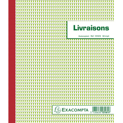 EXACOMPTA Manifold "Livraisons", 210 x 180 mm, tripli