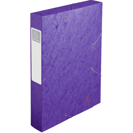EXACOMPTA Bote de classement Cartobox, A4, 60 mm, violet