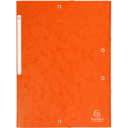 EXACOMPTA Chemise  lastiques Maxi Capacity, A4, orange