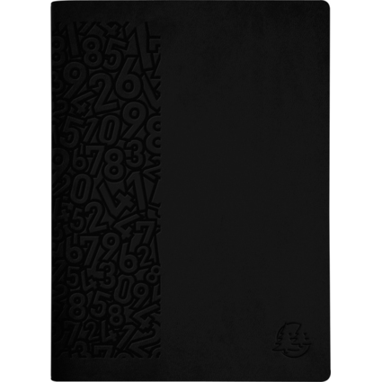 EXACOMPTA Agenda semainier SAS 20 Visuel 7, 2025/2026, noir