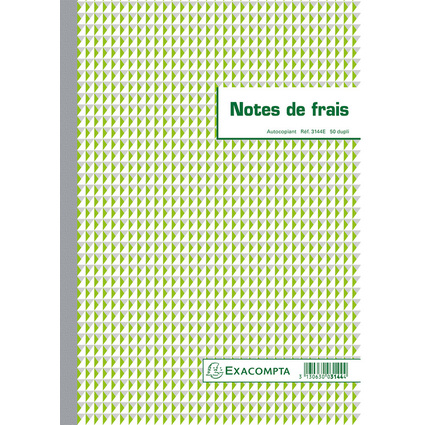 EXACOMPTA Manifold "Notes de Frais", 297 x 210 mm vertical