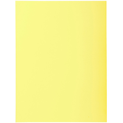 EXACOMPTA Chemises SUPER 250, A4, avec 2 rabats, jaune
