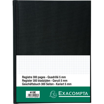EXACOMPTA Registre Quadrill 5x5, A4, 300 pages