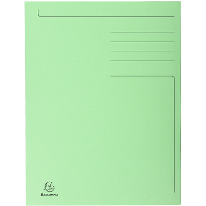 EXACOMPTA Chemise imprime Foldyne 300, A4, vert pastel