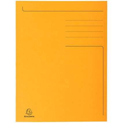 EXACOMPTA Chemise imprime Foldyne 300, A4, orange