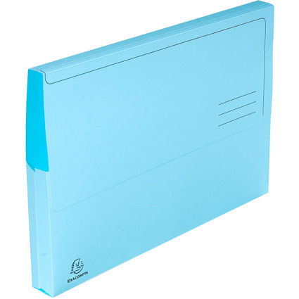 EXACOMPTA Pochette document Jura pastel, A4, bleu