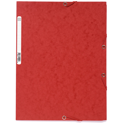 EXACOMPTA Chemise  lastiques, A4, carton, rouge