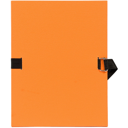 EXACOMPTA Chemise  dos extensible, A4, carton, orange