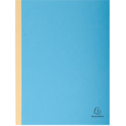 EXACOMPTA Chemise  soufflet, en carton, 320 g/m2, bleu