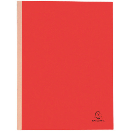 EXACOMPTA Chemise  soufflet, en carton, 320 g/m2, rouge