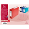 EXACOMPTA Bote d'archives  pression, PP, 80 mm, rouge