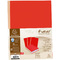 EXACOMPTA Chemise  soufflet, en carton, 320 g/m2, rouge