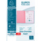 EXACOMPTA Sous-chemises SUPER 60, A4, 60 g/m2, rose