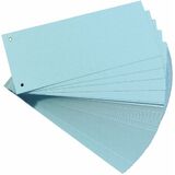 herlitz Intercalaires, pour format A4, carte lustre, bleu