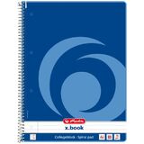 herlitz cahier  spirales x.book, A4, 160 pages, lign