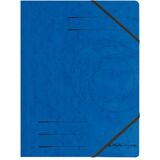 herlitz chemise easyorga, A4, carton, bleu