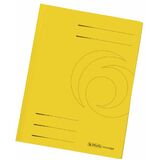 herlitz chemise  rabats easyorga, A4, carte lustre, jaune