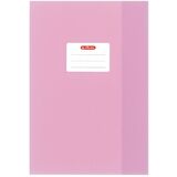 herlitz Protge-cahier format A4, gaufr (raphia), PP, rose