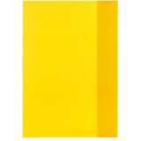 herlitz Protge-cahier format A4, en PP, jaune transparent