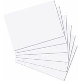 herlitz fiches bistrol, A4, uni, blanc
