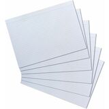 herlitz fiches bristol, A4, lign, blanc