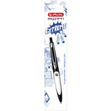 herlitz stylo  bille rtractable my.pen, noir/blanc