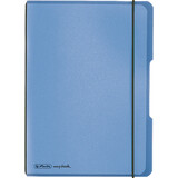 herlitz carnet de notes my.book flex, A5, PP, bleu