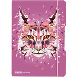 herlitz carnet de notes my.book flex Wild animals Lynx, A5