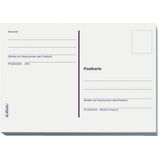 herlitz cartes postales, format A6, 170 g/m2, blanc