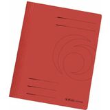 herlitz chemise  lamelle easyorga, carte lustre, rouge