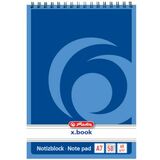 herlitz bloc-notes  spirale x.book, A7, 50 pages, lign