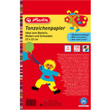 herlitz bloc de papier  dessin teint, 230 x 330 mm