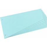 herlitz Intercalaires, trapzoidal, carte lustre, bleu