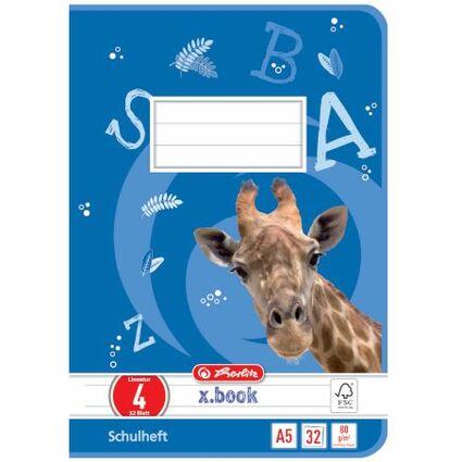 herlitz Cahier scolaire x.book, A5, linature 4