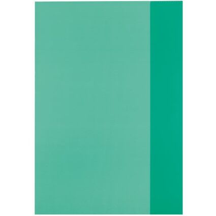 herlitz Protge-cahier format A4, en PP, vert transparent