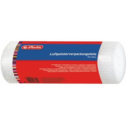 herlitz Film à bulles d'air, 400 mm x 5 m, épaisseur: 0,07mm